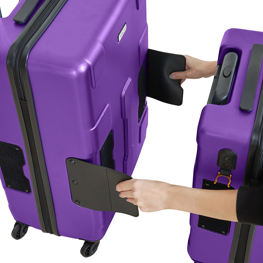 TACH V3 | Luggage Set of 2 | Large 28" and Medium 24" - Purple
