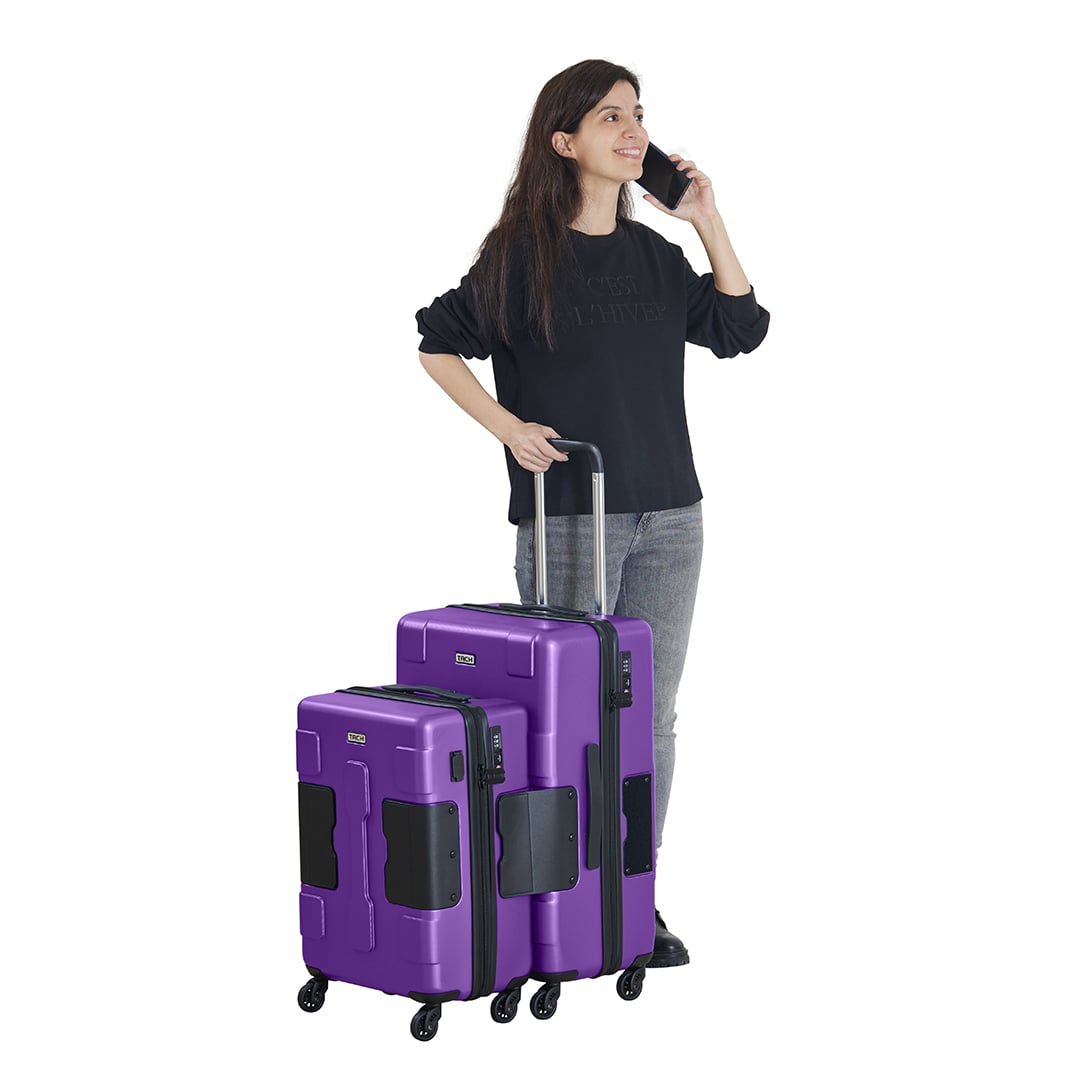 TACH V3 | Luggage Set of 2 | Large 28" and Medium 24" - Purple