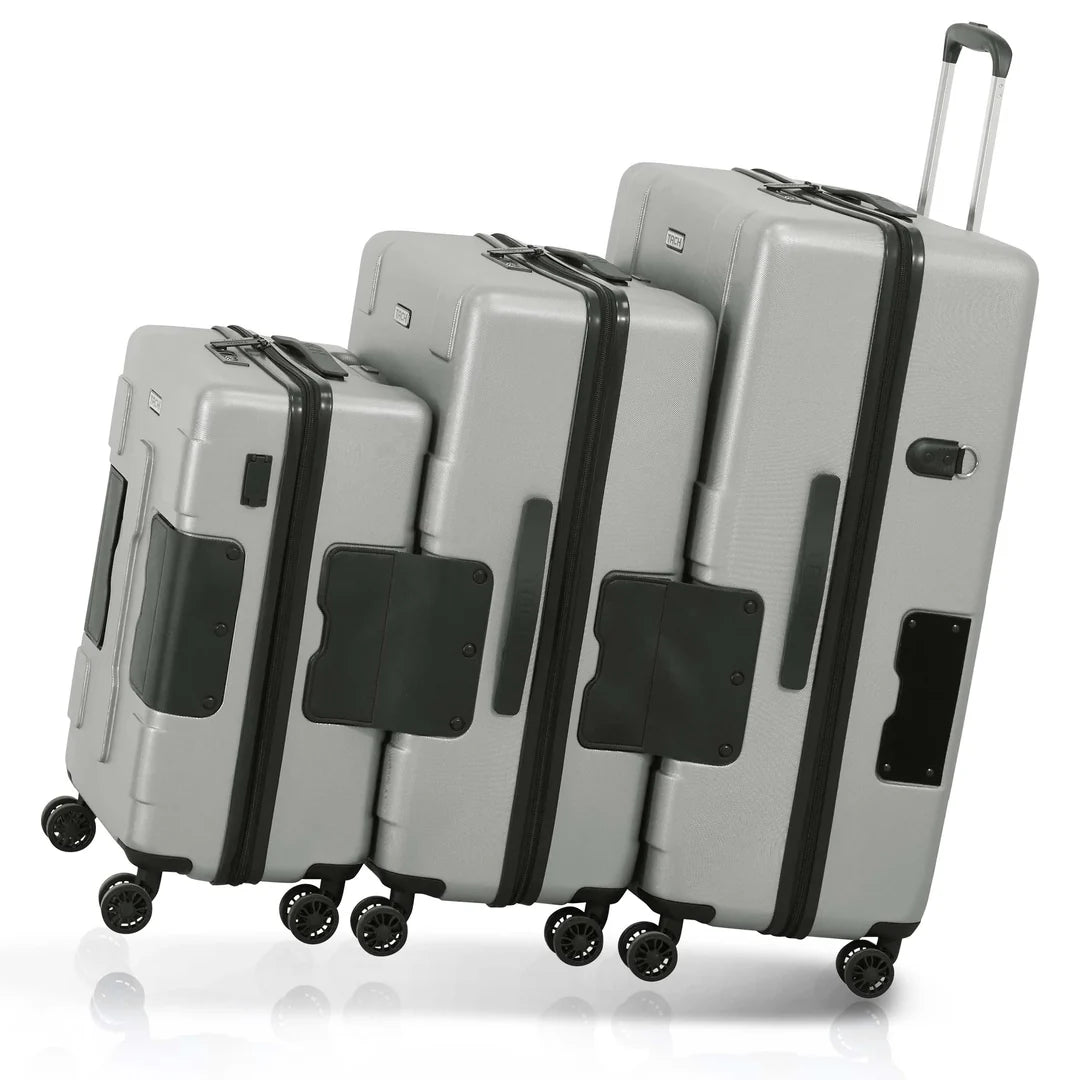 TACH V3.1 Connectable Luggage Bag, Set of 3 (Carry-on+Medium+Large), Hard shell