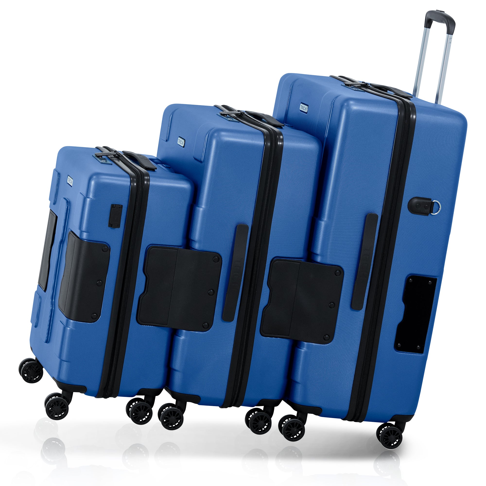 TACH V3.1 Connectable Luggage Bag, Set of 3 (Carry-on+Medium+Large), Hard shell